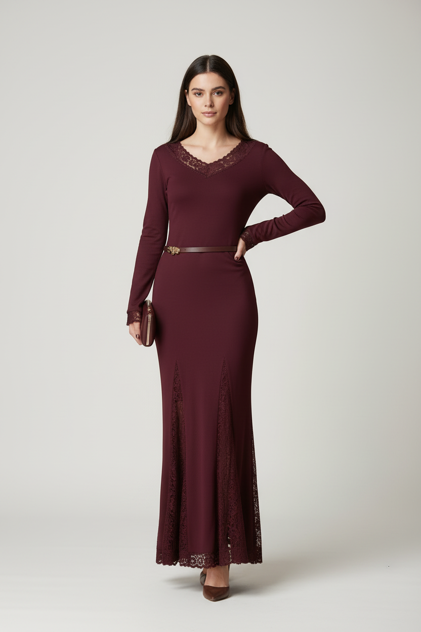 Robe Bordeaux – Style Zara Lookbook